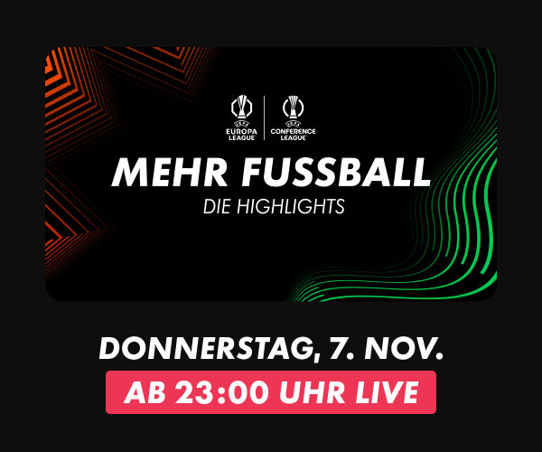 Unsere UEFA Highlight-Show am 7. November live auf CANAL+.