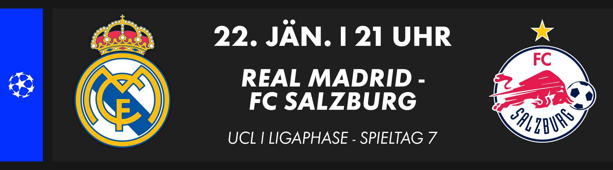 Ankündigung für den 19. Dezember: Entweder LASK gegen Víkingur Reykjavík oder SK Rapid gegen FC Kopenhagen, UECL Ligaphase, Spieltag 6.